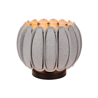 Lucide SPENCER - Lampe de table - Ø 30 cm - 1xE27 - Gris