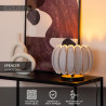 Lucide SPENCER - Lampe de table - Ø 30 cm - 1xE27 - Gris