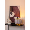 Lucide SPENCER - Lampe de table - Ø 30 cm - 1xE27 - Gris