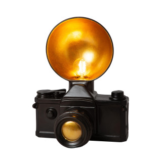 Lucide EXTRAVAGANZA CAMERA - Lampe de table - 1xE14 - Noir