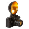 Lucide EXTRAVAGANZA CAMERA - Lampe de table - 1xE14 - Noir