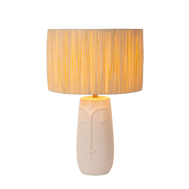 Lucide VISO - Lampe de table - Ø 36 cm - 1xE27 - Blanc