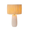 Lucide VISO - Lampe de table - Ø 36 cm - 1xE27 - Blanc