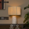Lucide VISO - Lampe de table - Ø 36 cm - 1xE27 - Blanc