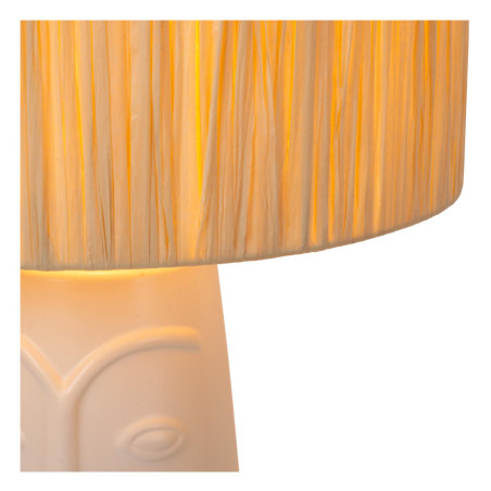 Lucide VISO - Lampe de table - Ø 36 cm - 1xE27 - Blanc