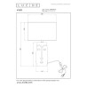 Lucide VISO - Lampe de table - Ø 36 cm - 1xE27 - Blanc