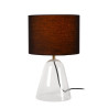 Lucide CAMPANA - Lampe de table - 1xE27 - Transparent - L 25 x P 25 x H 36,5 cm
