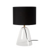 Lucide CAMPANA - Lampe de table - 1xE27 - Transparent - L 25 x P 25 x H 36,5 cm