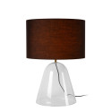 Lucide CAMPANA - Lampe de table - 1xE27 - Transparent - L 40 x P 40 x H 52,9 cm