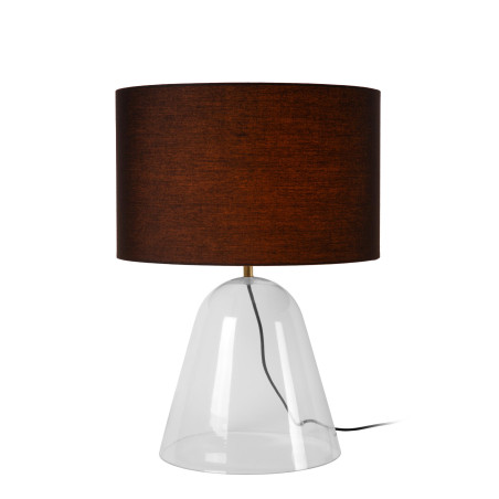 Lucide CAMPANA - Lampe de table - 1xE27 - Transparent - L 40 x P 40 x H 52,9 cm