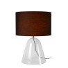 Lucide CAMPANA - Lampe de table - 1xE27 - Transparent - L 40 x P 40 x H 52,9 cm