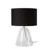 Lucide CAMPANA - Lampe de table - 1xE27 - Transparent - L 40 x P 40 x H 52,9 cm