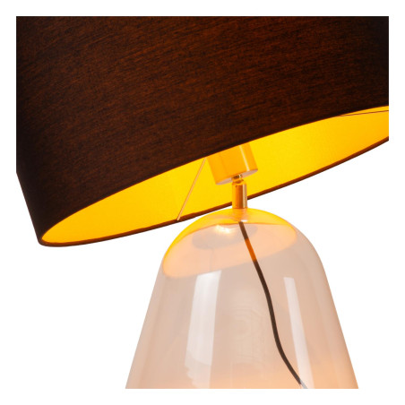 Lucide CAMPANA - Lampe de table - 1xE27 - Transparent - L 40 x P 40 x H 52,9 cm