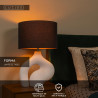 Lucide FORMA - Lampe de table - 1xE27 - Blanc