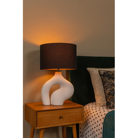 Lucide FORMA - Lampe de table - 1xE27 - Blanc