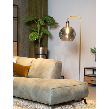 Lucide JULIUS - Lampadaire - Ø 28 cm - 1xE27 - Fumé