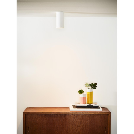 Lucide GIPSY - Spot plafond - Ø 7 cm - 1xGU10 (MR16) - Blanc - H 14 cm