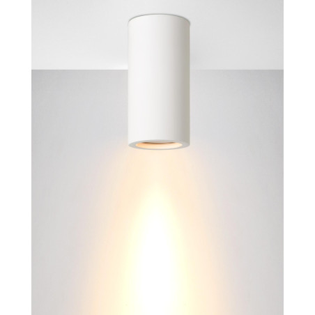 Lucide GIPSY - Spot plafond - Ø 7 cm - 1xGU10 (MR16) - Blanc - H 14 cm
