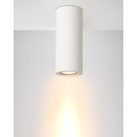 Lucide GIPSY - Spot plafond - Ø 7 cm - 1xGU10 (MR16) - Blanc - H 17 cm