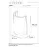Lucide GIPSY - Applique murale - 1xG9 - Blanc - Réf. 35200/18/31
