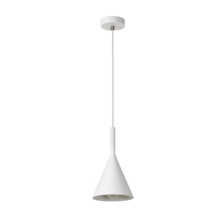 Lucide GIPSY - Suspension - Ø 16,5 cm - 1xE27 - Blanc