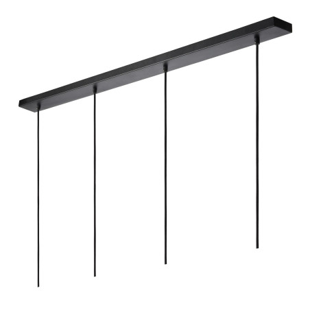 Lucide GIPSY - Suspension - 4xE27 - Noir