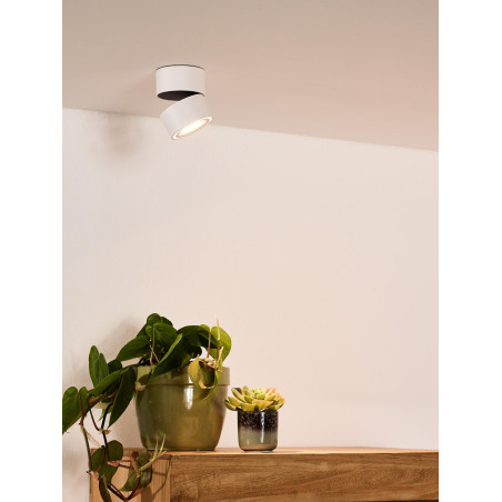 Lucide YUMIKO - Spot plafond - Ø 7,8 cm - LED Dim. - 1x10W 2700K - Blanc