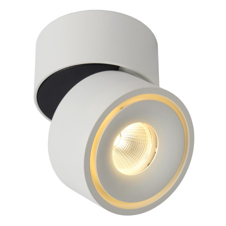 Lucide YUMIKO - Spot plafond - Ø 7,8 cm - LED Dim. - 1x10W 2700K - Blanc