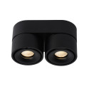 Lucide YUMIKO - Spot plafond - LED Dim. - 2x10W 2700K - Noir