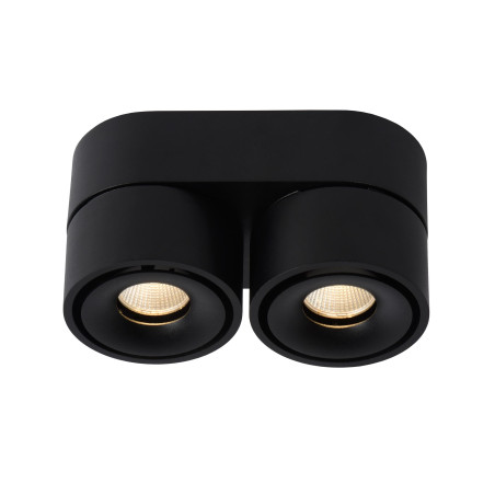 Lucide YUMIKO - Spot plafond - LED Dim. - 2x10W 2700K - Noir