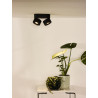 Lucide YUMIKO - Spot plafond - LED Dim. - 2x10W 2700K - Noir