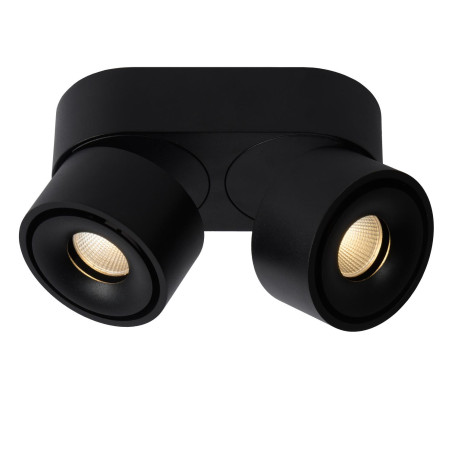 Lucide YUMIKO - Spot plafond - LED Dim. - 2x10W 2700K - Noir