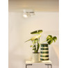 Lucide YUMIKO - Spot plafond - Ø 7,8 cm - LED Dim. - 2x10W 2700K - Blanc