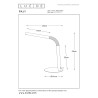 Lucide GILLY - Lampe de bureau - LED - 1x5W 2700K - Blanc