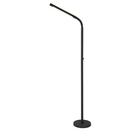 Lucide GILLY - Lampadaire / lampe de lecture Rechargeable - Batterie/Piles - LED Dim. - 1x6W 2700K - Noir