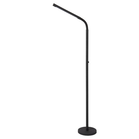 Lucide GILLY - Lampadaire / lampe de lecture Rechargeable - Batterie/Piles - LED Dim. - 1x6W 2700K - Noir