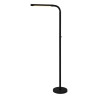 Lucide GILLY - Lampadaire / lampe de lecture Rechargeable - Batterie/Piles - LED Dim. - 1x6W 2700K - Noir