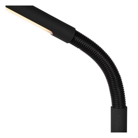 Lucide GILLY - Lampadaire / lampe de lecture Rechargeable - Batterie/Piles - LED Dim. - 1x6W 2700K - Noir