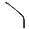 Lucide GILLY - Lampadaire / lampe de lecture Rechargeable - Batterie/Piles - LED Dim. - 1x6W 2700K - Noir