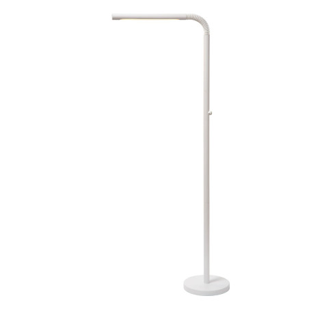 Lucide GILLY - Lampadaire / lampe de lecture Rechargeable - Batterie/Piles - LED Dim. - 1x6W 2700K - Blanc