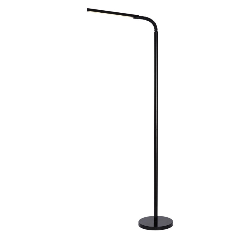 Lucide GILLY - Lampadaire / lampe de lecture - LED - 1x6W 2700K - Noir