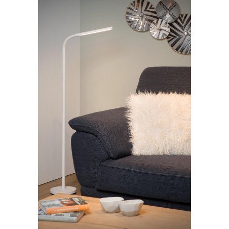 Lucide GILLY - Lampadaire / lampe de lecture - LED - 1x6W 2700K - Blanc