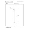 Lucide GILLY - Lampadaire / lampe de lecture - LED - 1x6W 2700K - Blanc