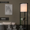 Lucide MENNO - Lampadaire - 1xE27 - Noir
