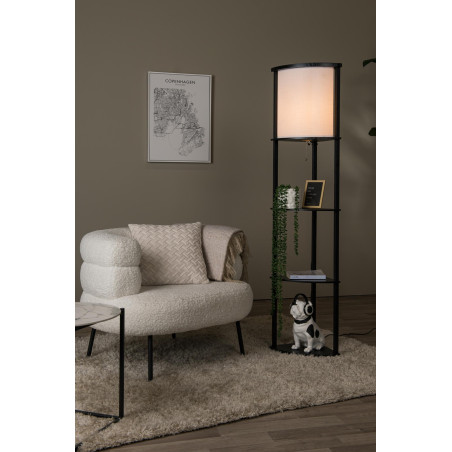 Lucide MENNO - Lampadaire - 1xE27 - Noir