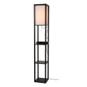 Lucide MENNO - Lampadaire - 1xE27 - Avec chargeur sans fil - Noir