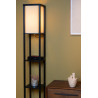 Lucide MENNO - Lampadaire - 1xE27 - Avec chargeur sans fil - Noir