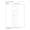 Lucide MENNO - Lampadaire - 1xE27 - Avec chargeur sans fil - Noir