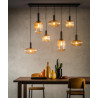 Lucide MALOTO - Suspension - 7xE27 - Ambre