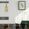 Lucide MALOTO - Suspension - Ø 20 cm - 1xE27 - Ambre